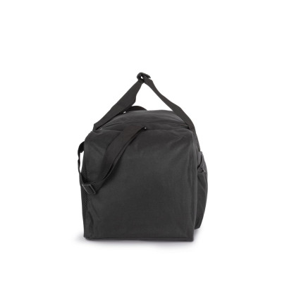 Large sports bag with side compartment